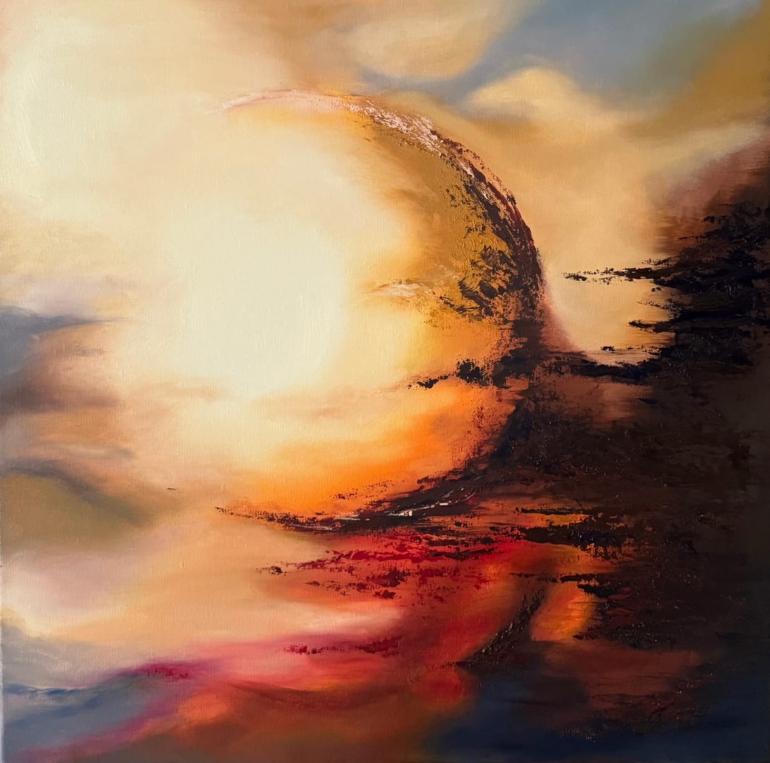 Ochre – Monika Bartkowiak-Zawadzka, olej, 2025