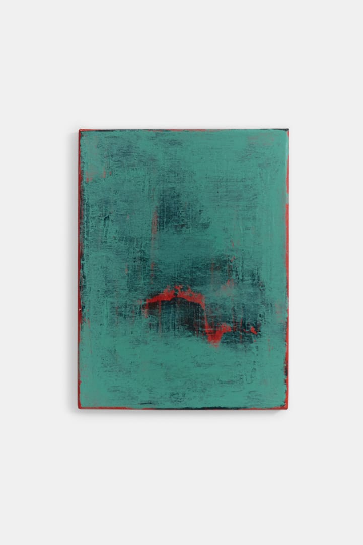 green-red – Prot Urban, akryl, 2026