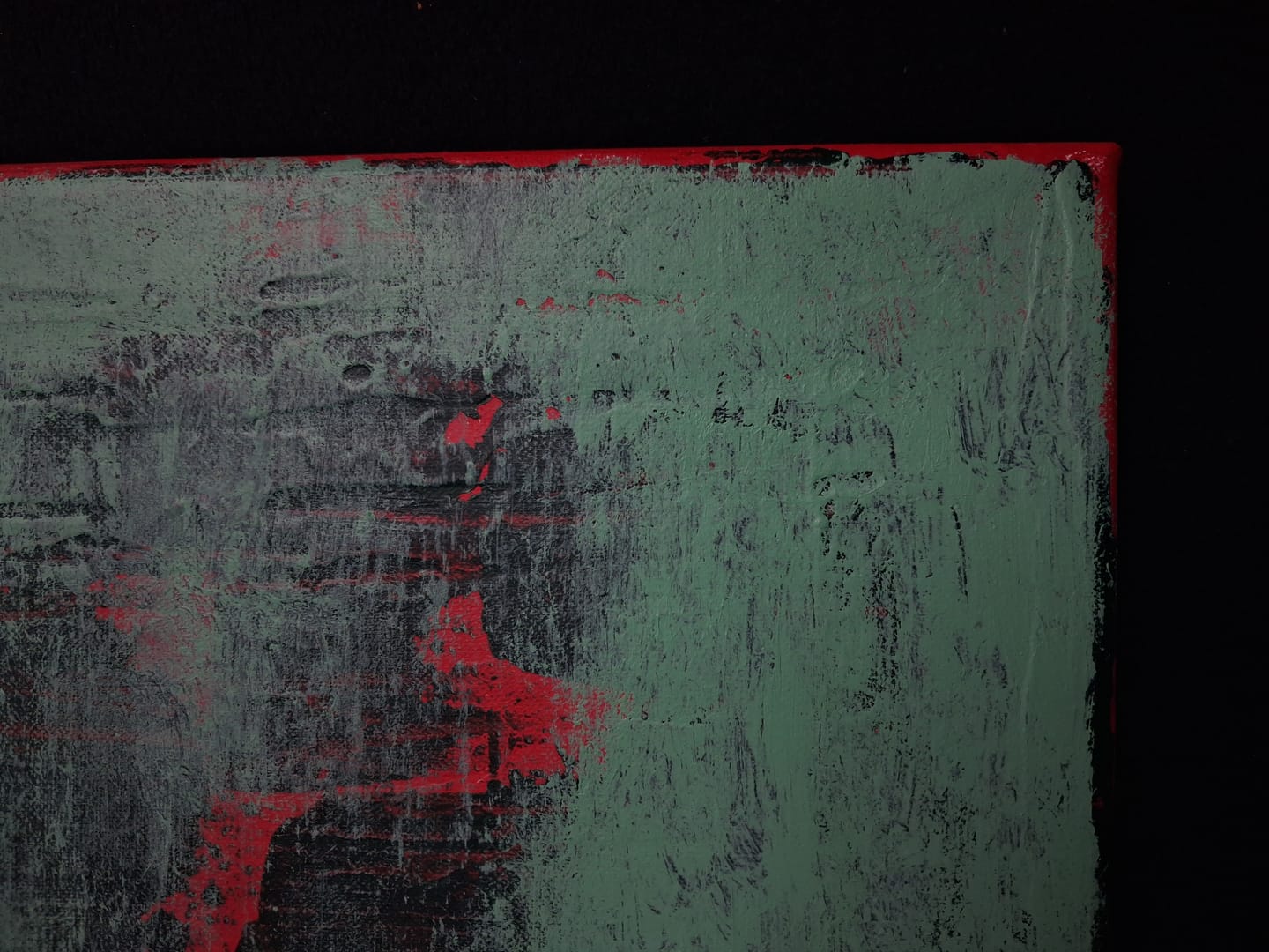 green-red – Prot Urban, akryl, 2026