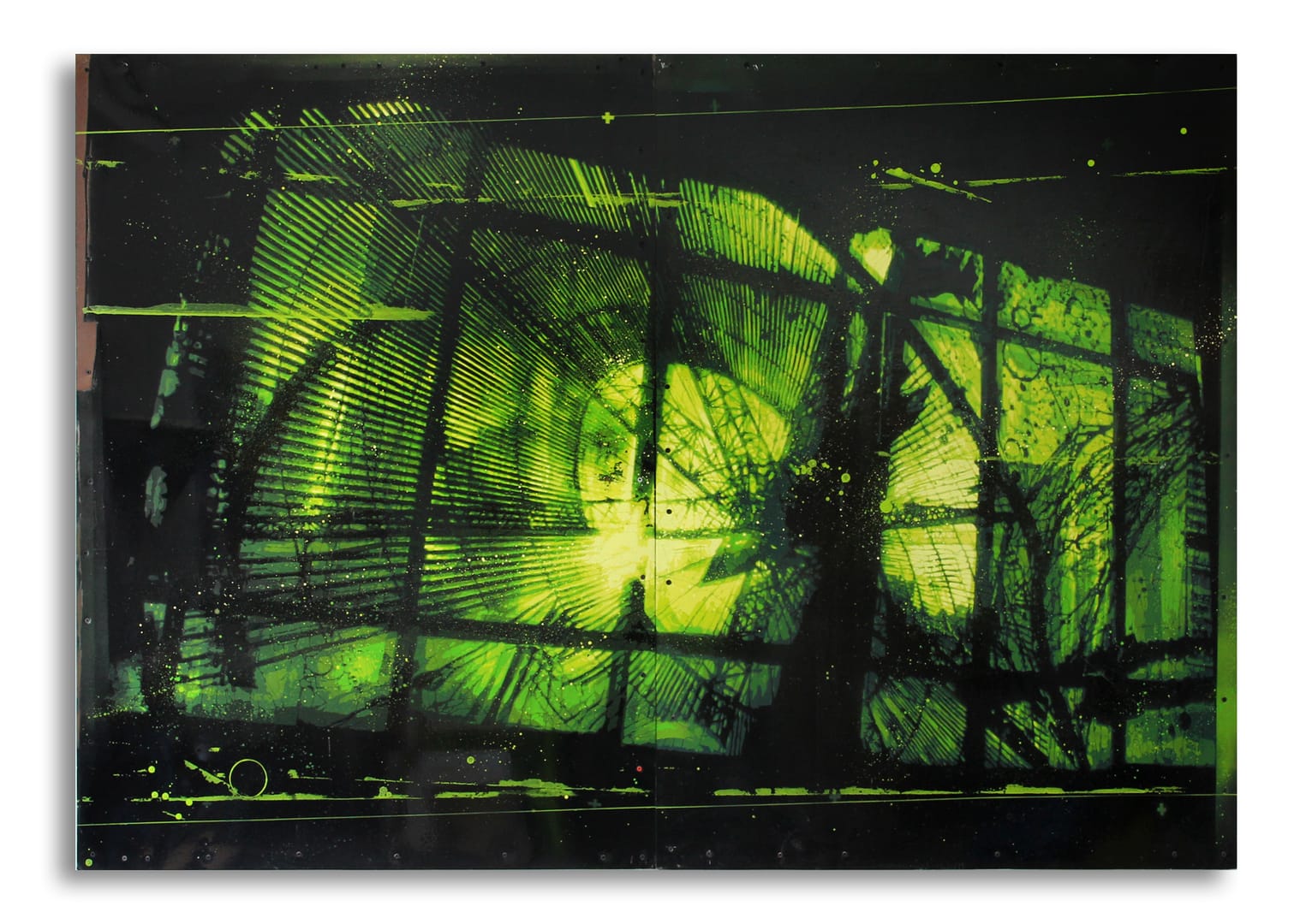 Rotor / Green Sunset – Bartek Stypka, technika własna, 2024