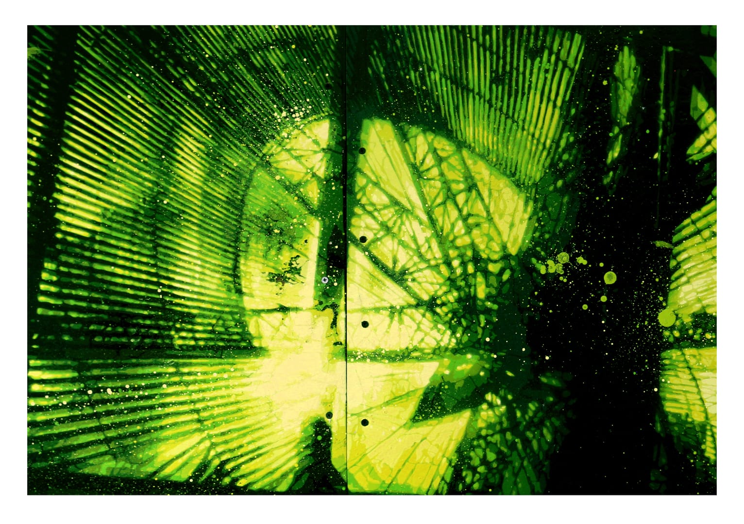 Rotor / Green Sunset – Bartek Stypka, technika własna, 2024