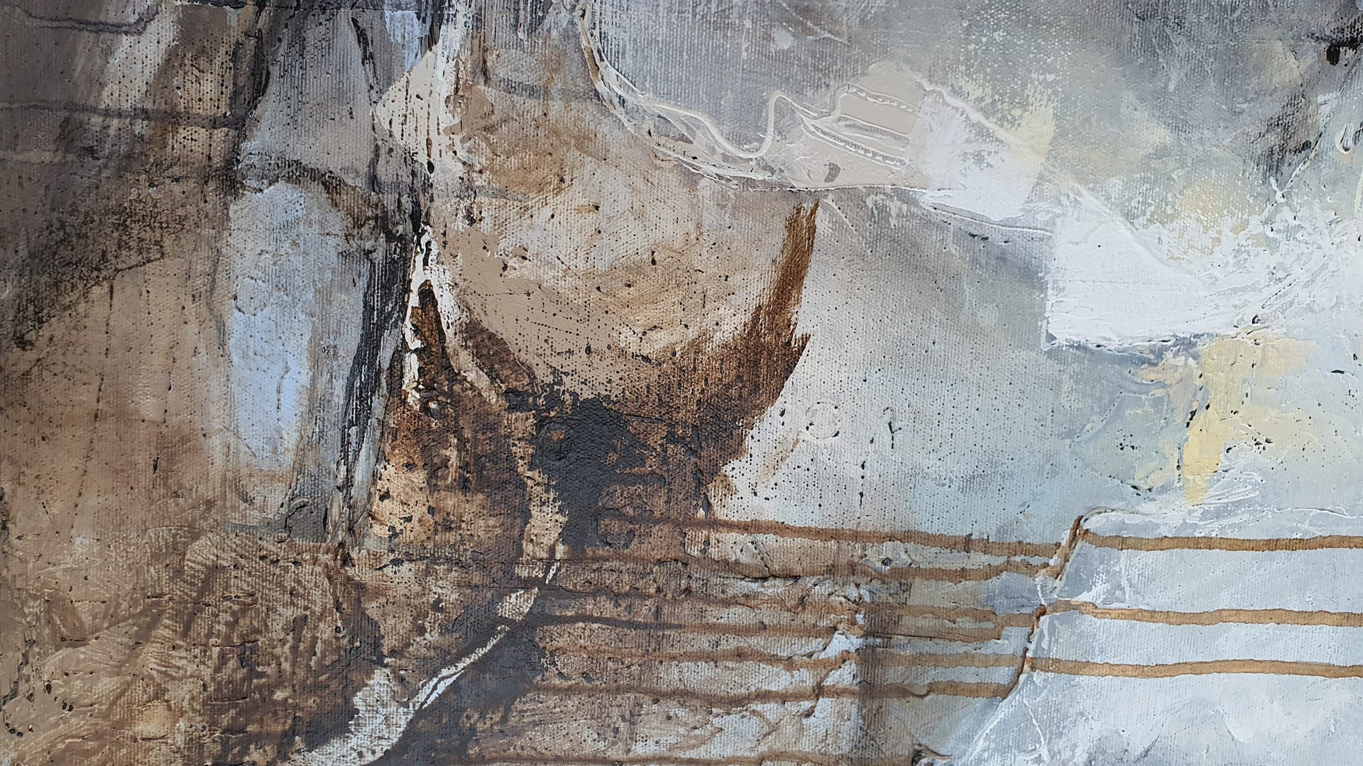 Mt. 7,25 – Anna Magier, akryl, 2024