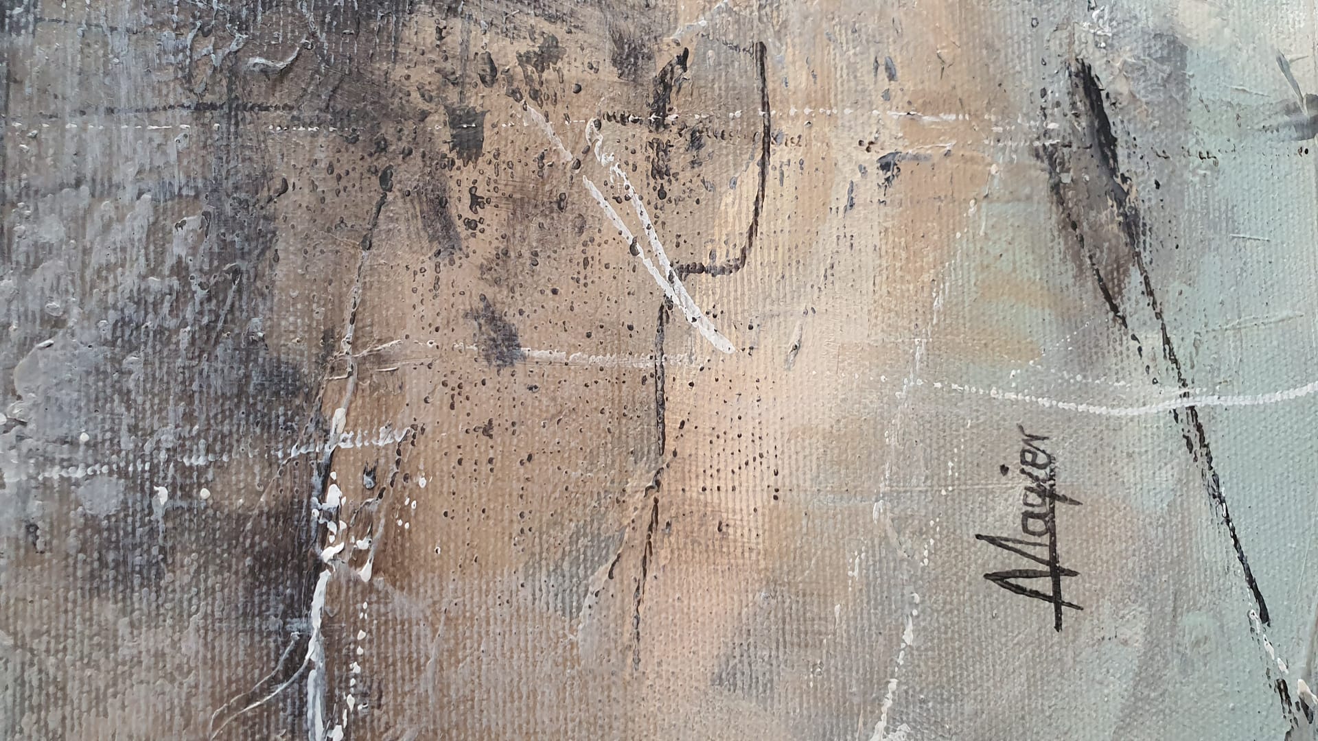 Mt. 7,25 – Anna Magier, akryl, 2024