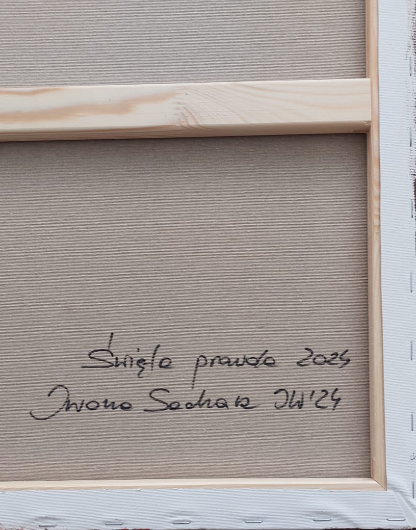 Święta prawda – Iwona Sacharz, akryl, 2024