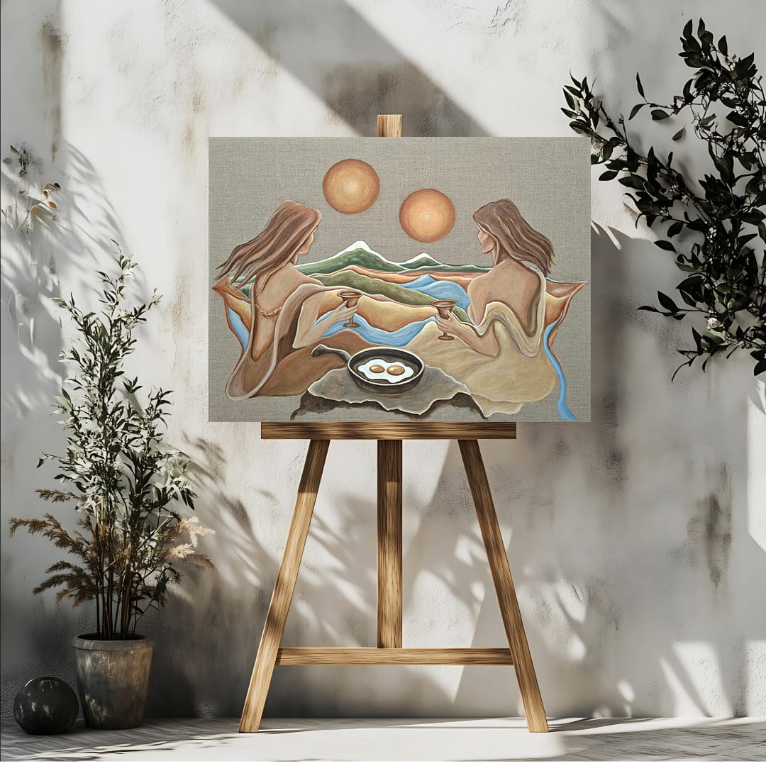 REBIRTH – Wiktoria Augustyniak, akryl, 2025
