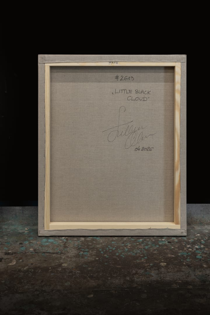 Little Black Cloud – Łukasz Olek, akryl, 2026