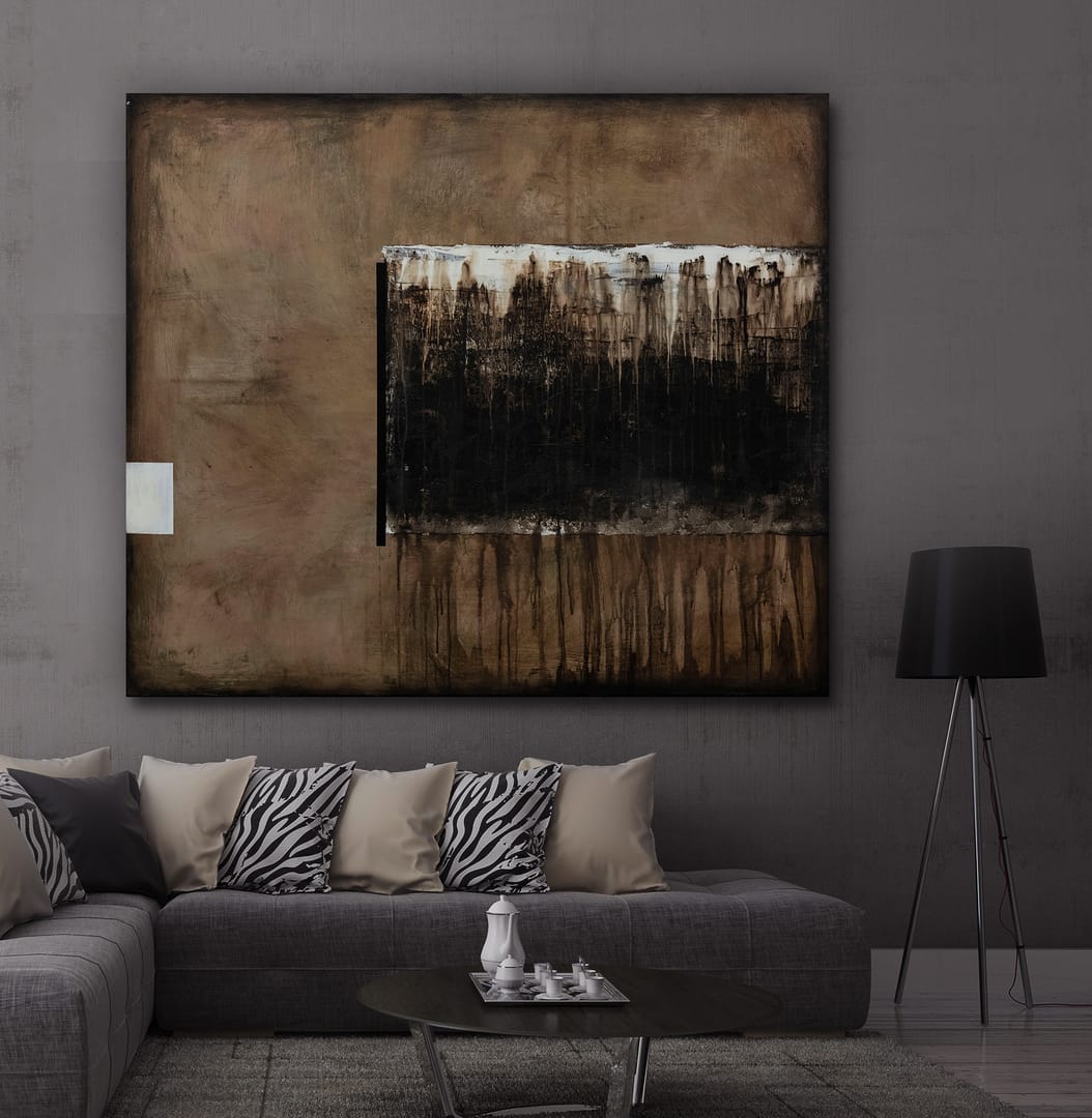 Borderline – Łukasz Olek, akryl, 2019
