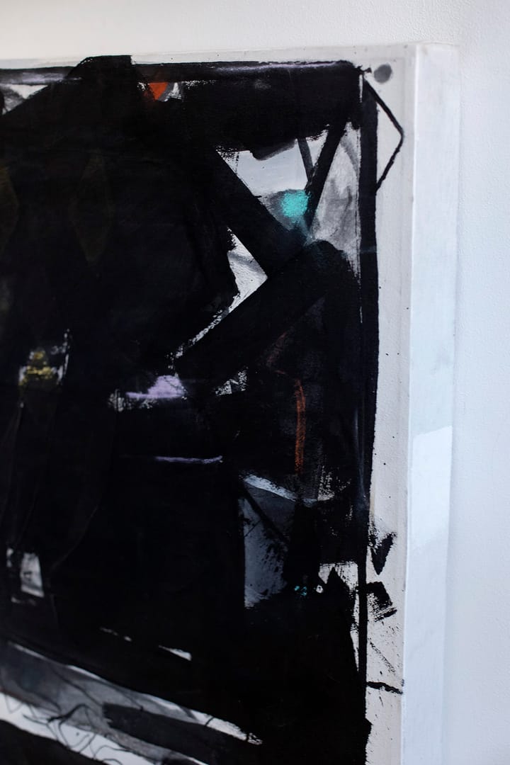 Afterglow – Mikołaj Obrycki, akryl, technika mieszana, 2014