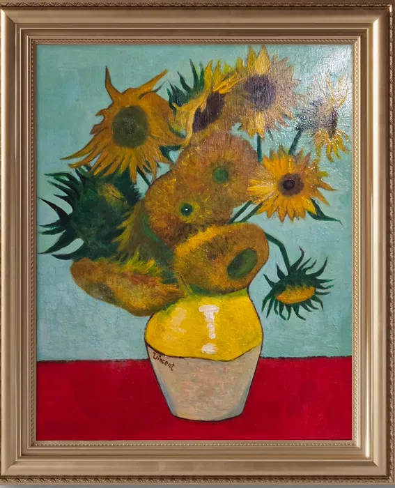Kopia "wariacja" Vincent van Gogh – Izabela Jereczyńska, akryl, 2026