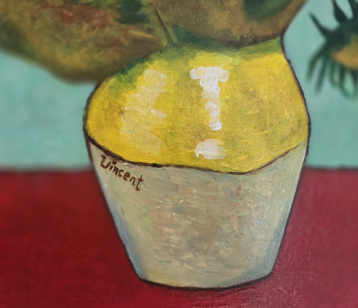 Kopia "wariacja" Vincent van Gogh – Izabela Jereczyńska, akryl, 2026