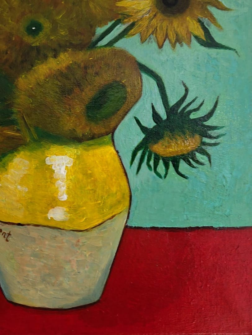 Kopia "wariacja" Vincent van Gogh – Izabela Jereczyńska, akryl, 2026