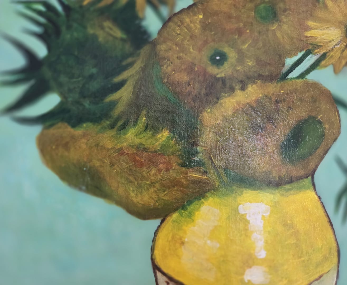 Kopia "wariacja" Vincent van Gogh – Izabela Jereczyńska, akryl, 2026