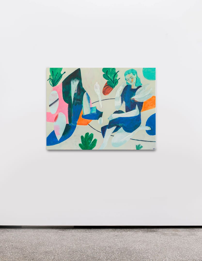 on warm ground – Aliaksandr Biruk, akryl, 2026