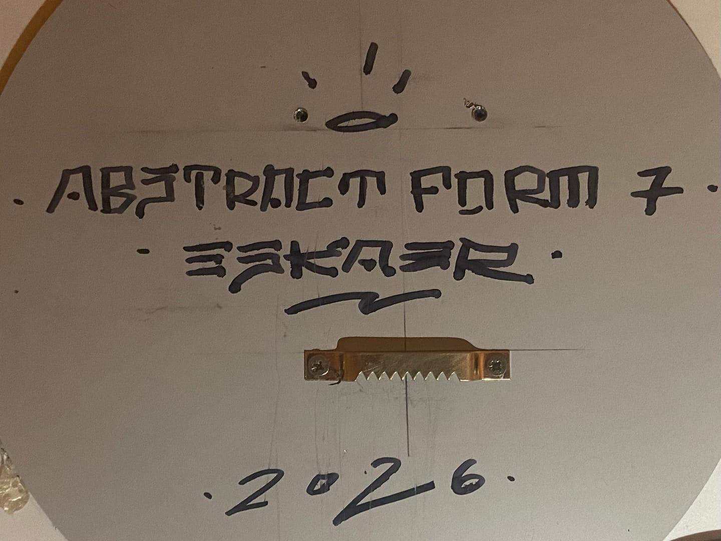 Abstract Form 7 – Eskaer, graffiti, technika własna, 2026
