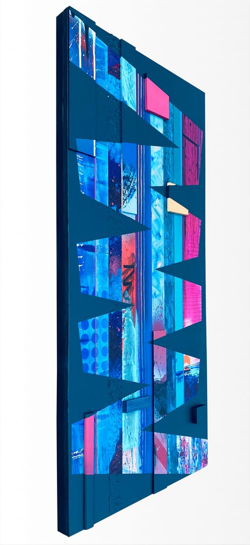Road to – Przemysław Robert Chochół, akryl, graffiti, technika własna, technika mieszana, 2022