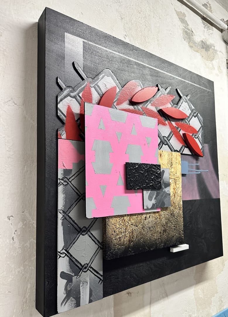 bez tytułu – Przemysław Robert Chochół, graffiti, akryl, technika mieszana, technika własna, 2024