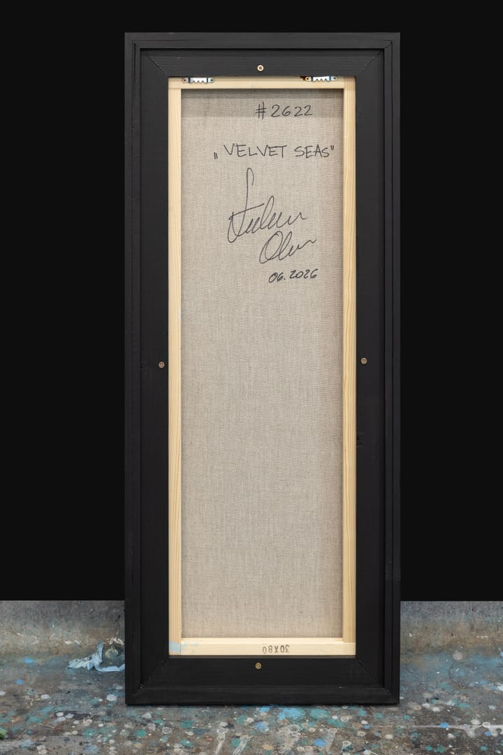 Velvet Seas – Łukasz Olek, akryl, 2026