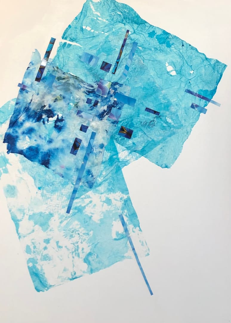 Rising above thoughts 1/2 – Joanna Wietrzycka, kolaż, 2021