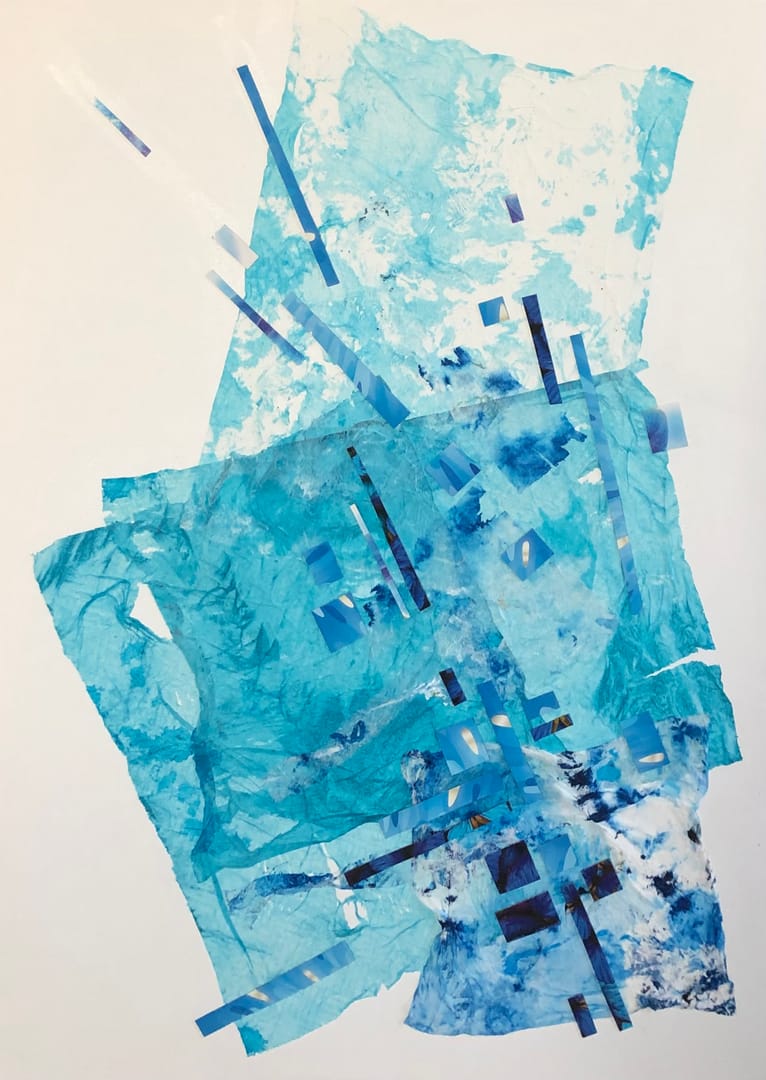 Rising above thoughts 2/2 – Joanna Wietrzycka, kolaż, 2021