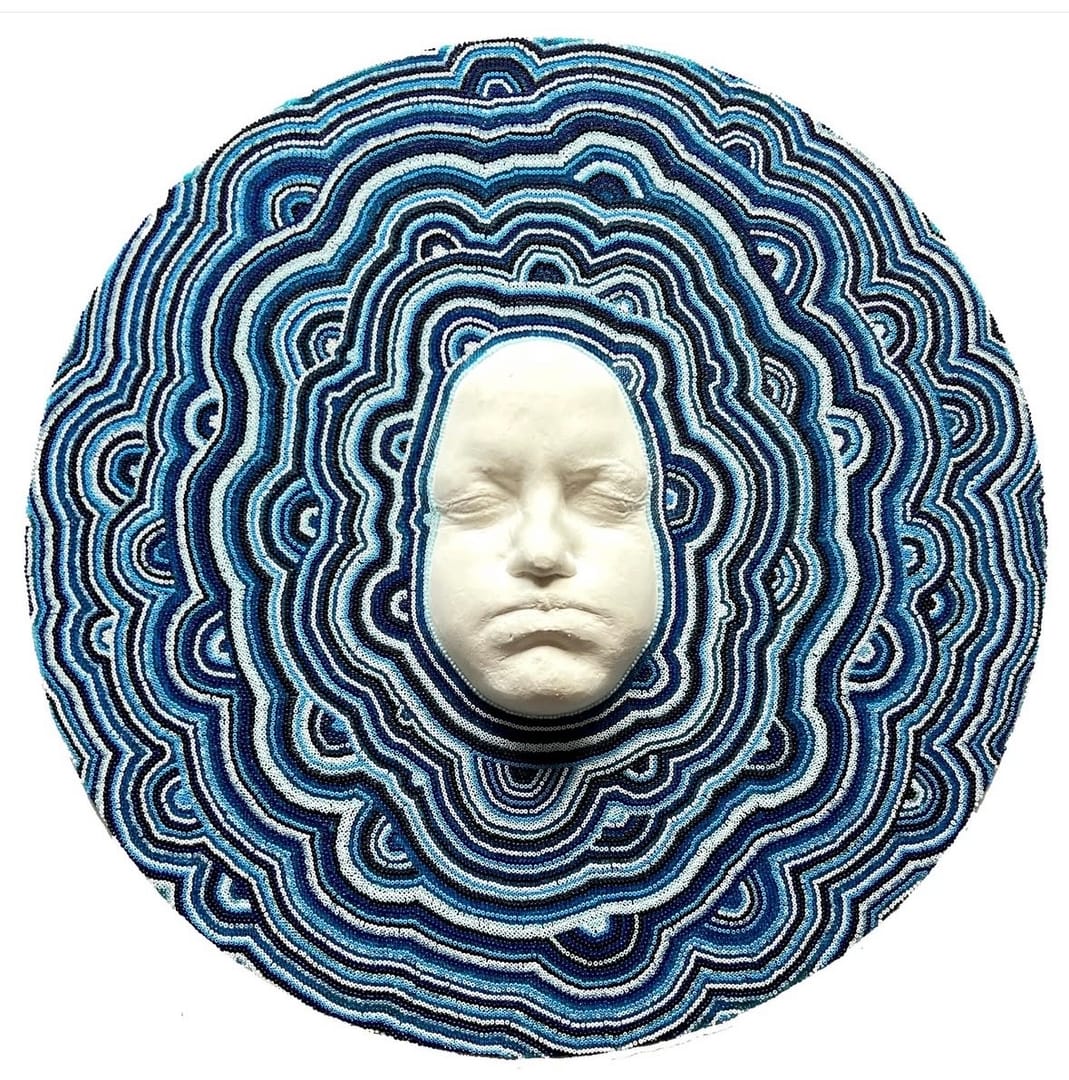 SELF-PORTAL 4.0 – Marta Hołderna @hola_holson, relief, rzeźba, technika własna, płaskorzeźba, 2024