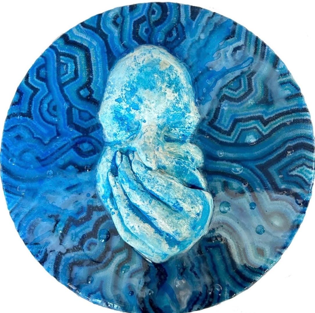 SELF PORTAL 3.0 – Marta Hołderna @hola_holson, relief, technika mieszana, technika własna, 2024