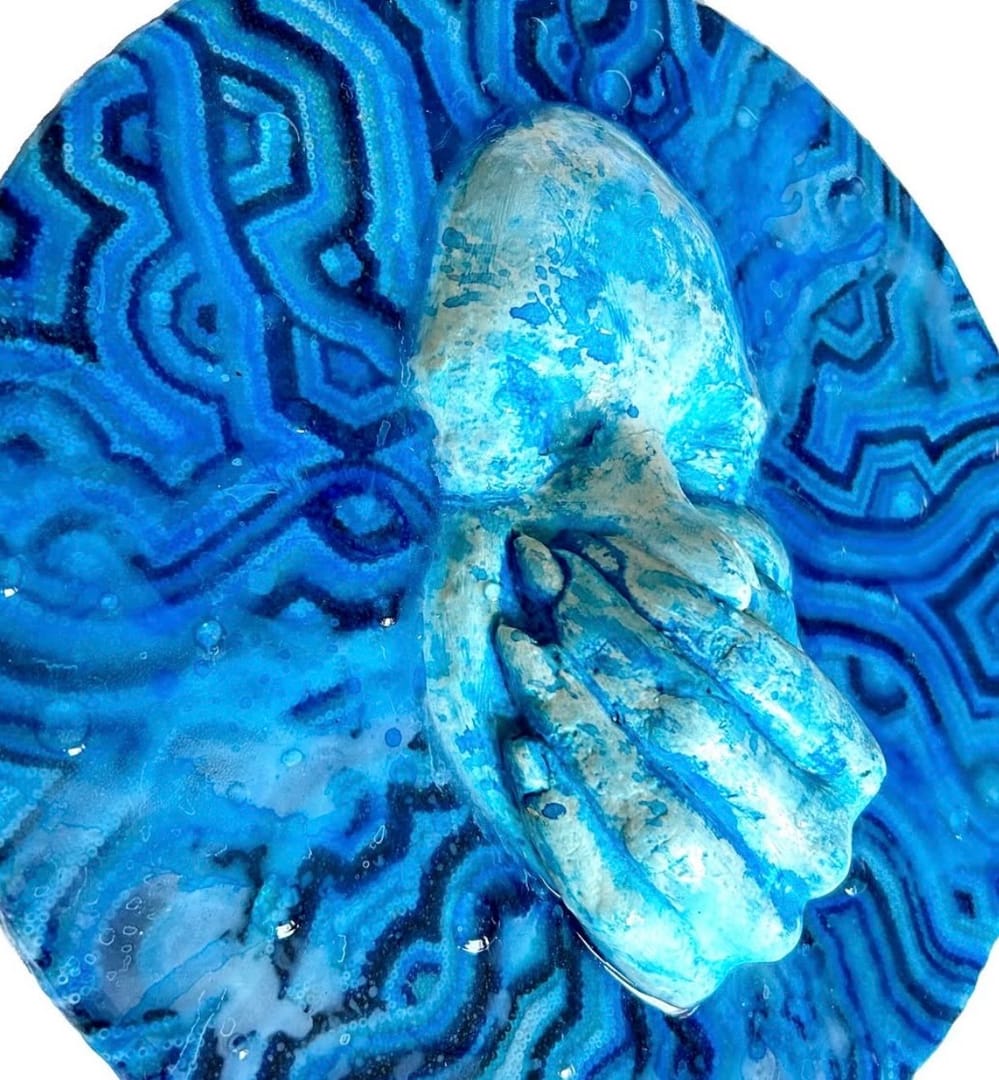 SELF PORTAL 3.0 – Marta Hołderna @hola_holson, relief, technika mieszana, technika własna, 2024