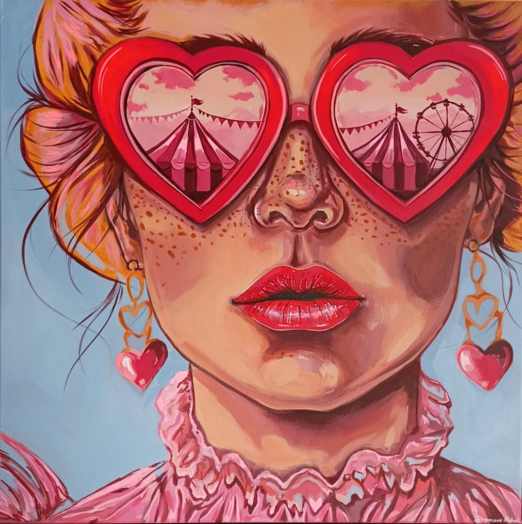 Circus Love – Dagmara Rybak, akryl, 2026