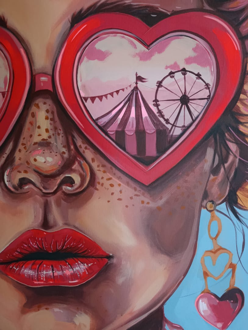 Circus Love – Dagmara Rybak, akryl, 2026