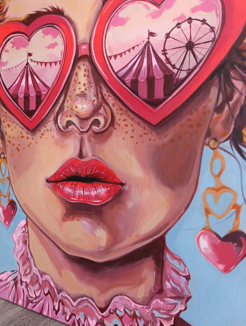 Circus Love – Dagmara Rybak, akryl, 2026