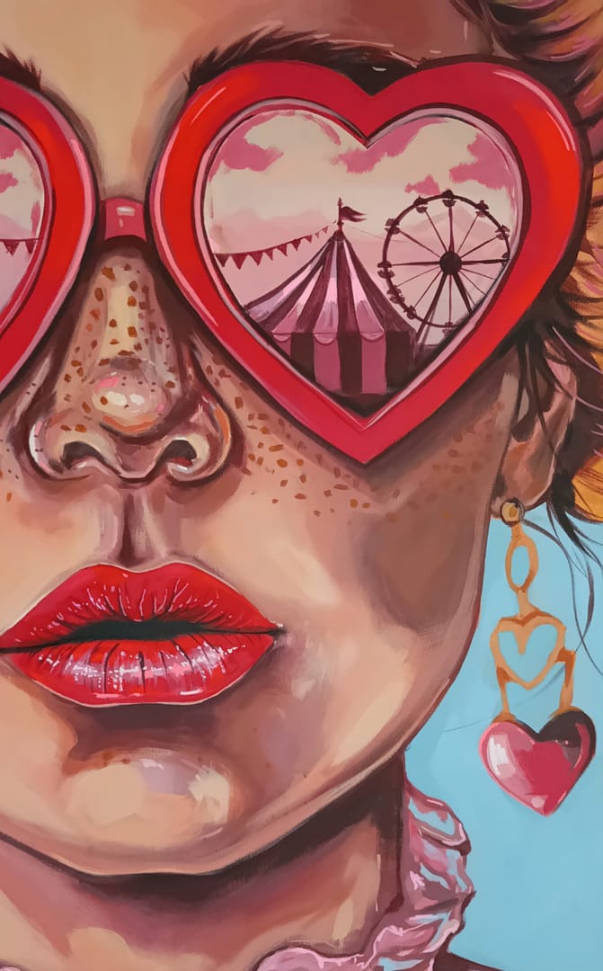 Circus Love – Dagmara Rybak, akryl, 2026
