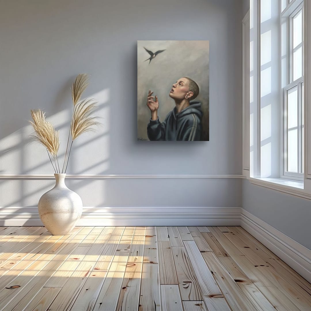 Nieloty I – Justyna Gostyńska, akryl, 2025