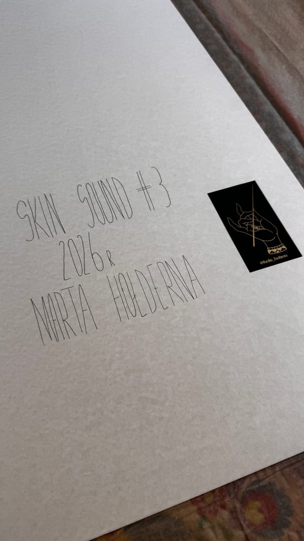 SKIN SOUND #3 – Marta Hołderna @hola_holson, technika mieszana, 2016