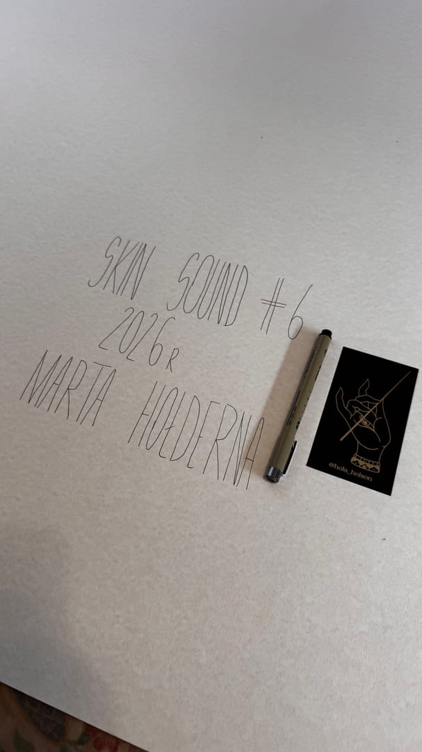 SKIN SOUND #6 – Marta Hołderna @hola_holson, technika mieszana, 2026