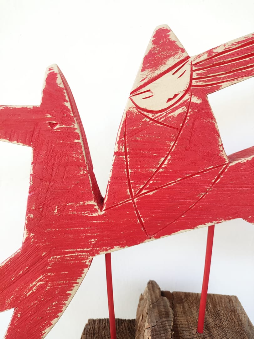 Kirgizka - Kyzyl (czerwony) – Jakub Szczepański, rzeźba, 2019/2026