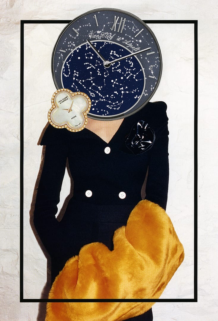 Night Sky – Monika Lisiecka, kolaż, 2016