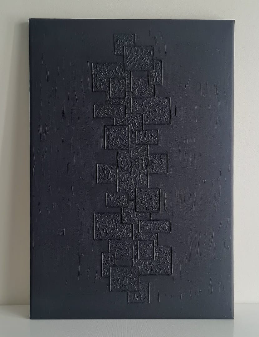 "DARK QUATTRO 03" – Marta Bogacka, akryl, technika własna, 2026