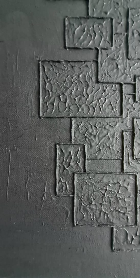 "DARK QUATTRO 03" – Marta Bogacka, akryl, technika własna, 2026