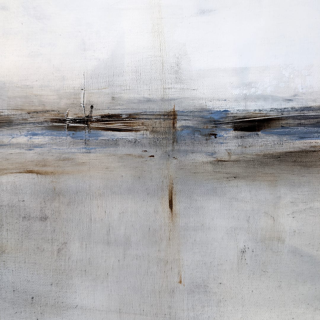 Taupe i granat I – Maja Gajewska, olej, 2026