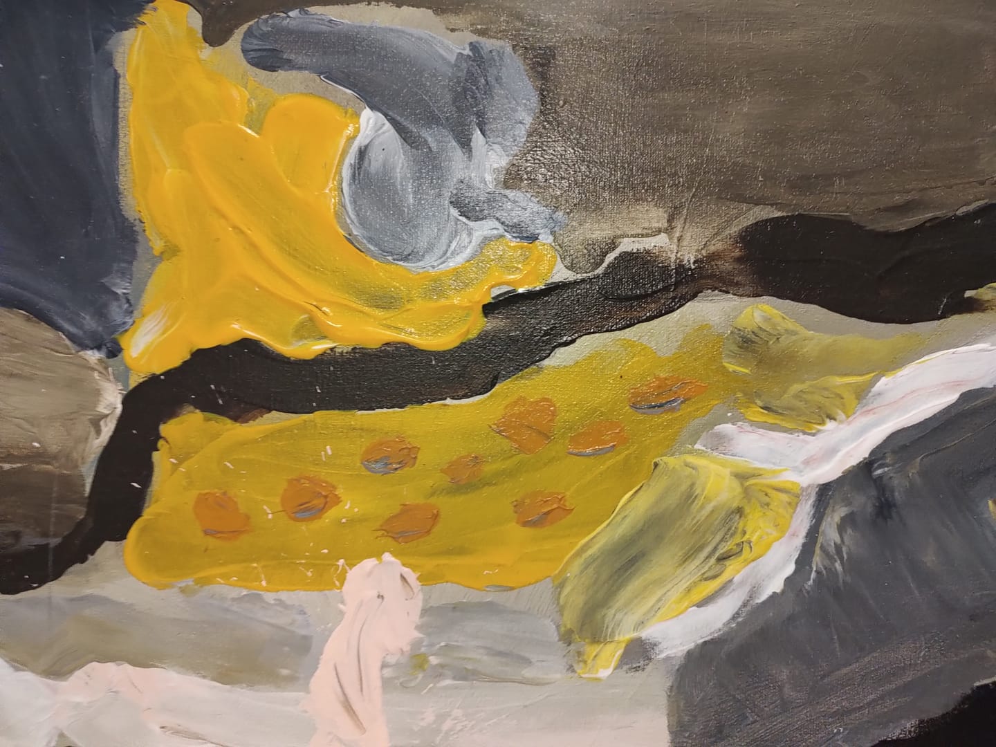 Szara – Izabela Gęsiarz, akryl, 2019