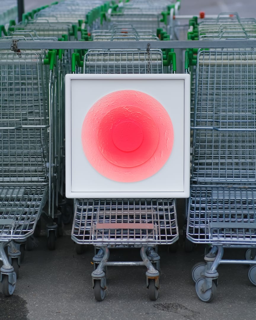 Sutek/Nipple – Maciej Mikuła, akryl, technika własna, technika mieszana, 2026