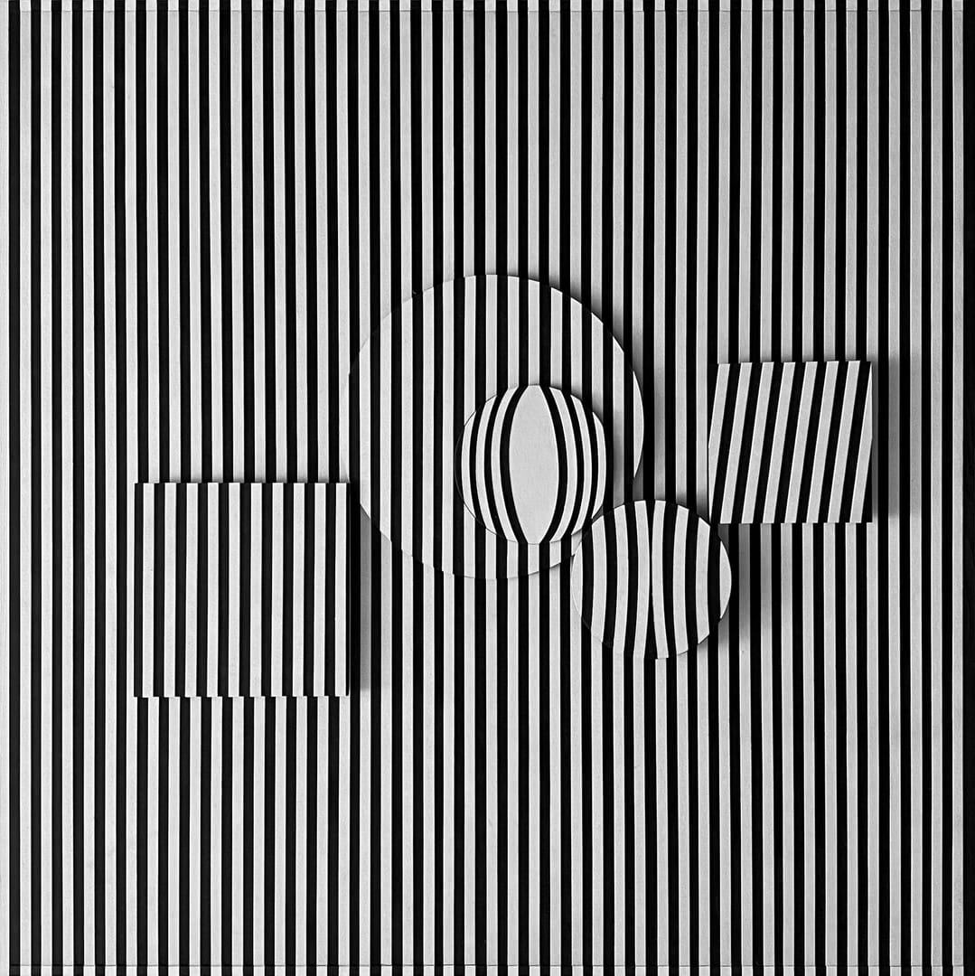 Kompozycja przestrzenna (1+45)x(2+8)x(3+8)x(4+7)x(5+13)x(6+10) – Marcin Lubera, technika mieszana, 2025