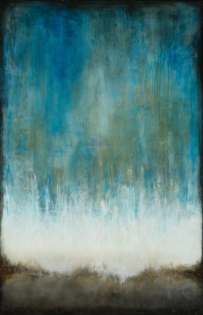 Burnt Waters – Łukasz Olek, akryl, 2019