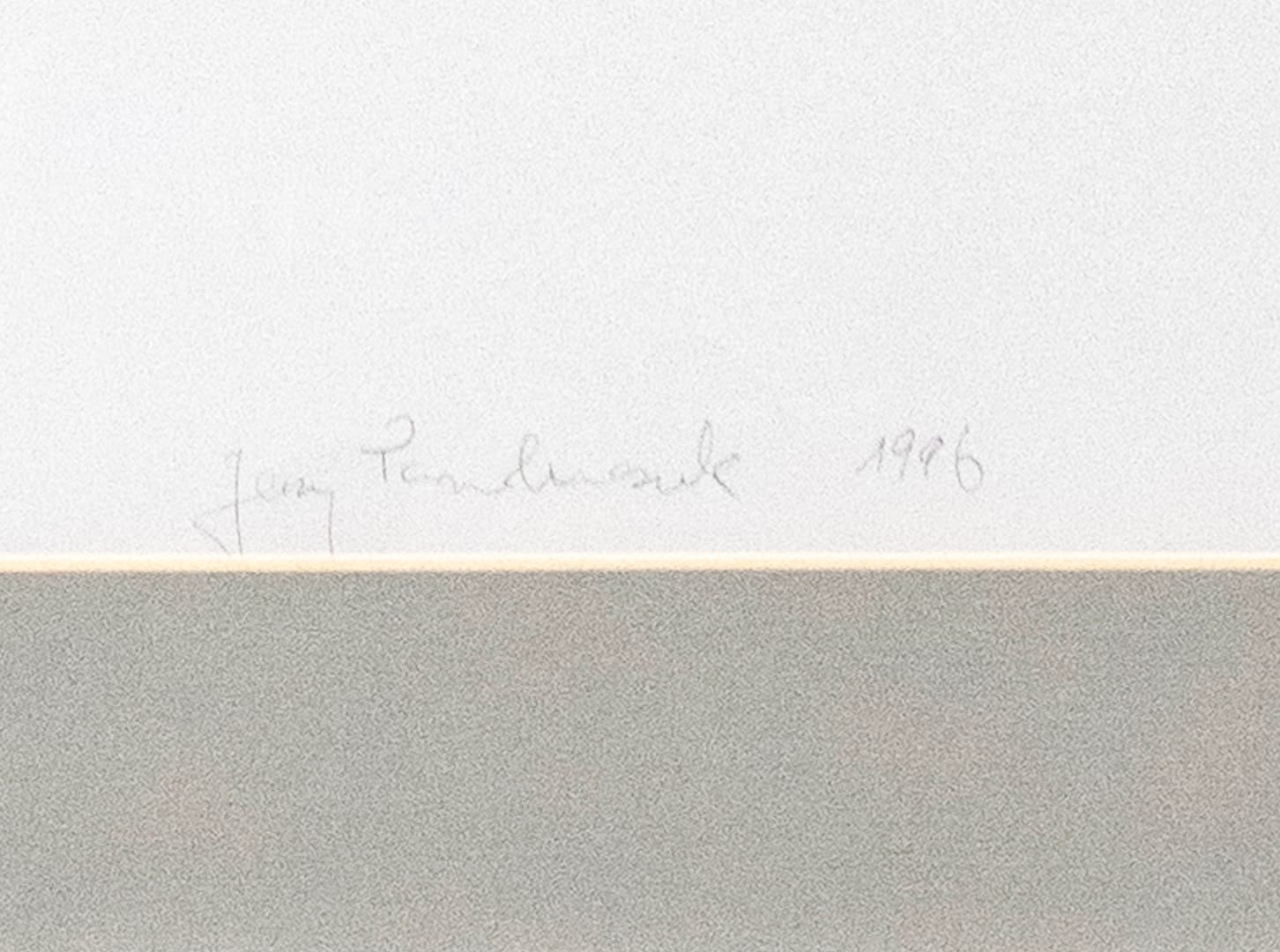 Bez tytułu – Jerzy Pawluczuk, linoryt, 1996