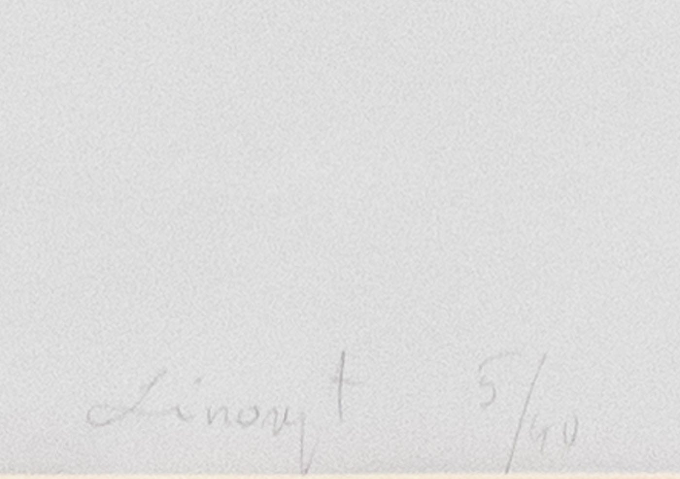Bez tytułu – Jerzy Pawluczuk, linoryt, 1996