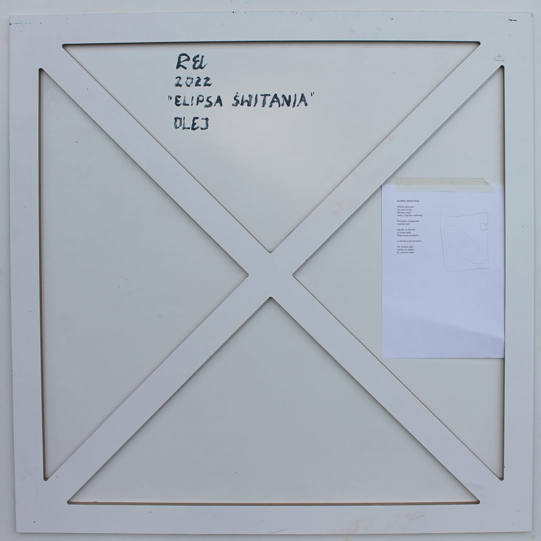 Elipsa świtania – Rafał Labijak, olej, 2022